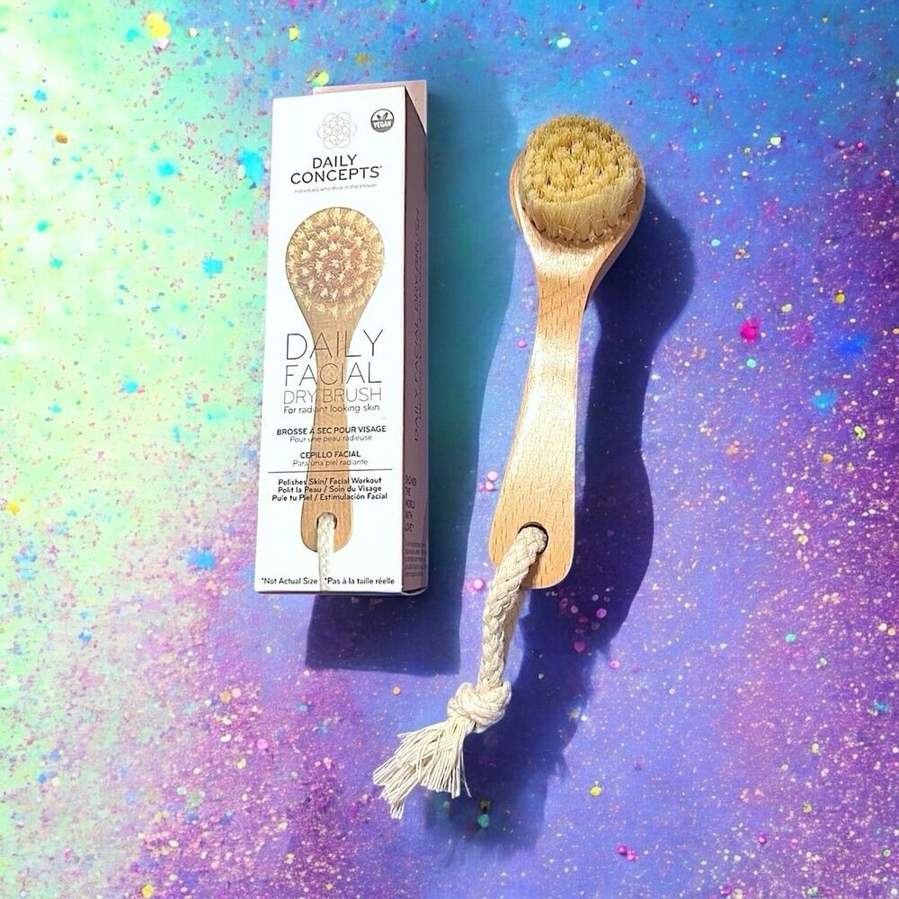 DAILY CONCEPTS Daily Facial Dry Brush MSRP $20 Brand New In Box